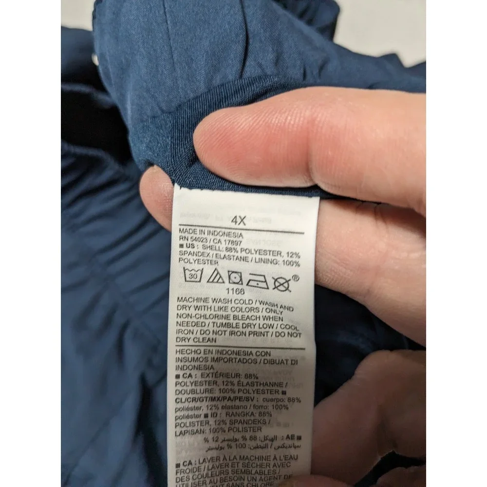 OLD NAVY ACTIVE STRETCHTECH Women Plus 4X Blue Pull-on 3